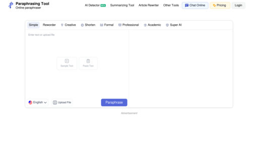 image of Paraphrasing.io