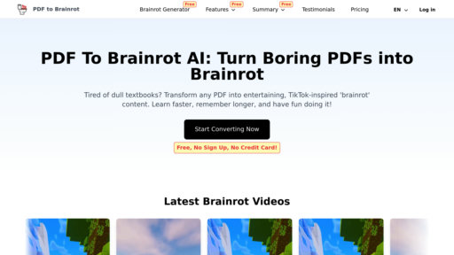 image of PDF To Brainrot
