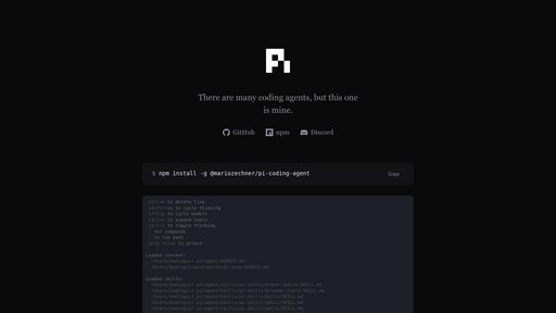 image of Pi Coding Agent