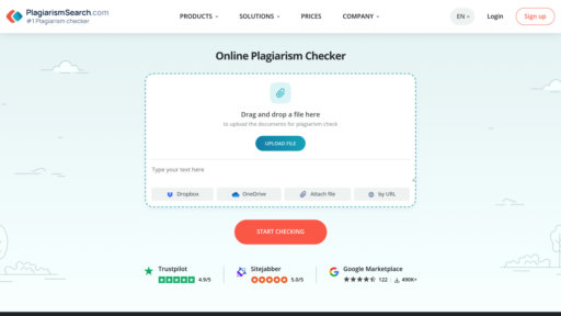 image of PlagiarismSearch.com