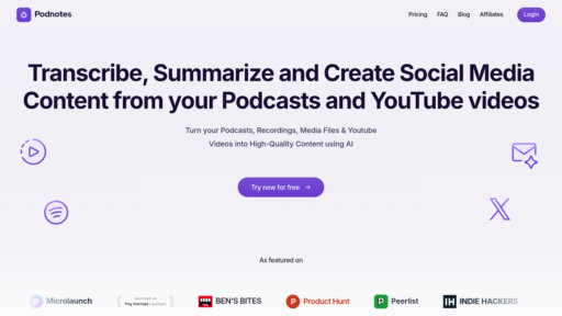 image of Podnotes