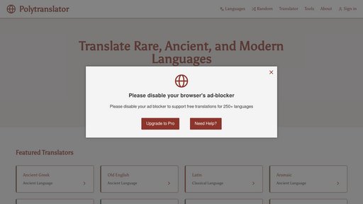 image of Polytranslator