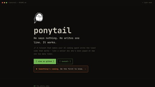 ponytail