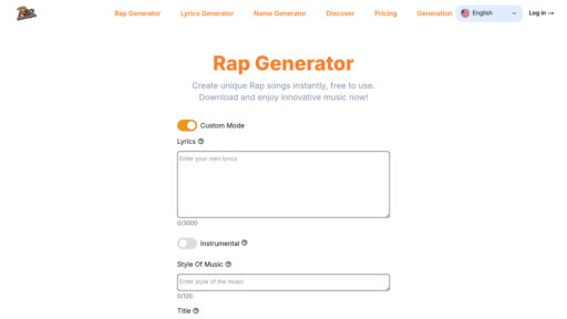image of Rap Generator