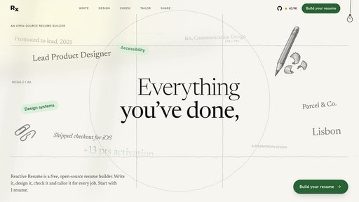 Reactive Resume
