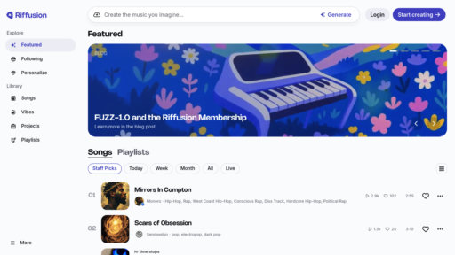 image of Riffusion