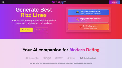 image of Rizz App AI
