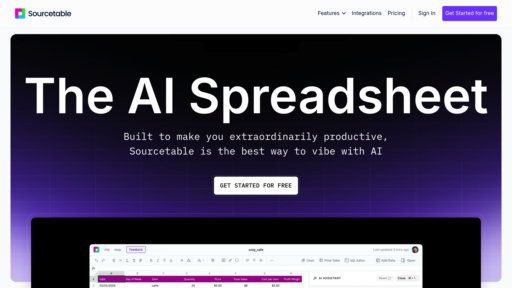 image of Sourcetable