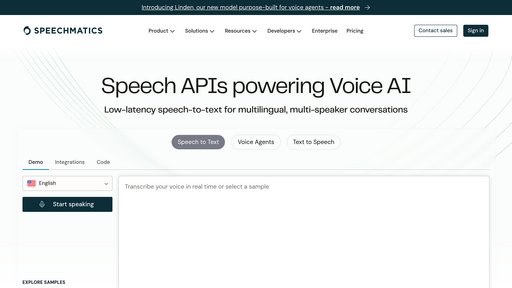 Speechmatics