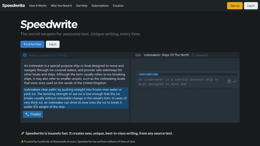 Speedwrite
