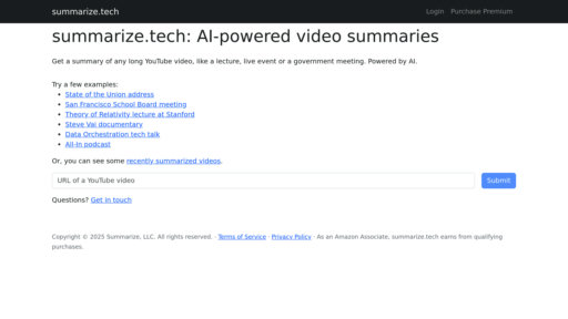 image of Summarize Tech