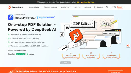 image of Tenorshare AI PDF