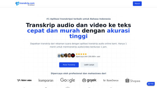 image of Transkrip.xyz