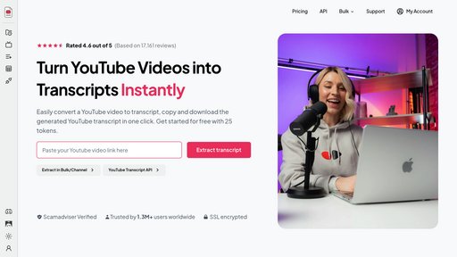 image of YouTube Transcript