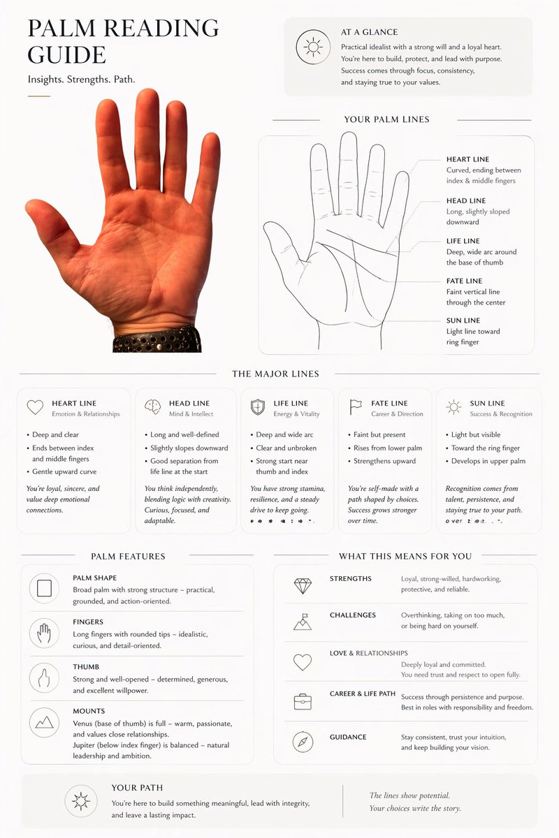 Guia Minimalista de Leitura de Mãos