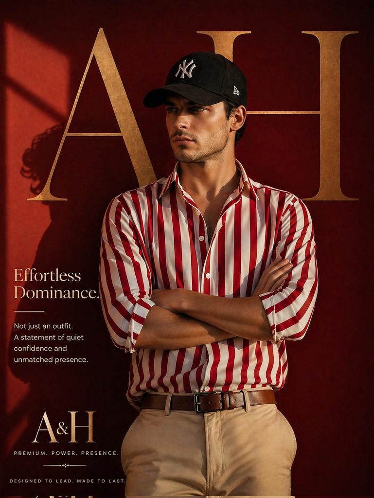 高級ファッション広告ポスター A&H