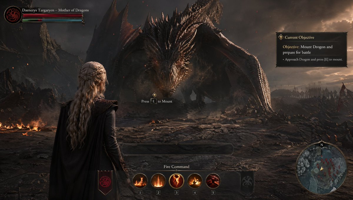 Séquence de Chevauchée et de Vol de Dragon Fantastique Épique