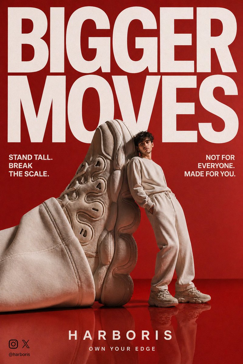 Póster de Campaña Streetwear Premium