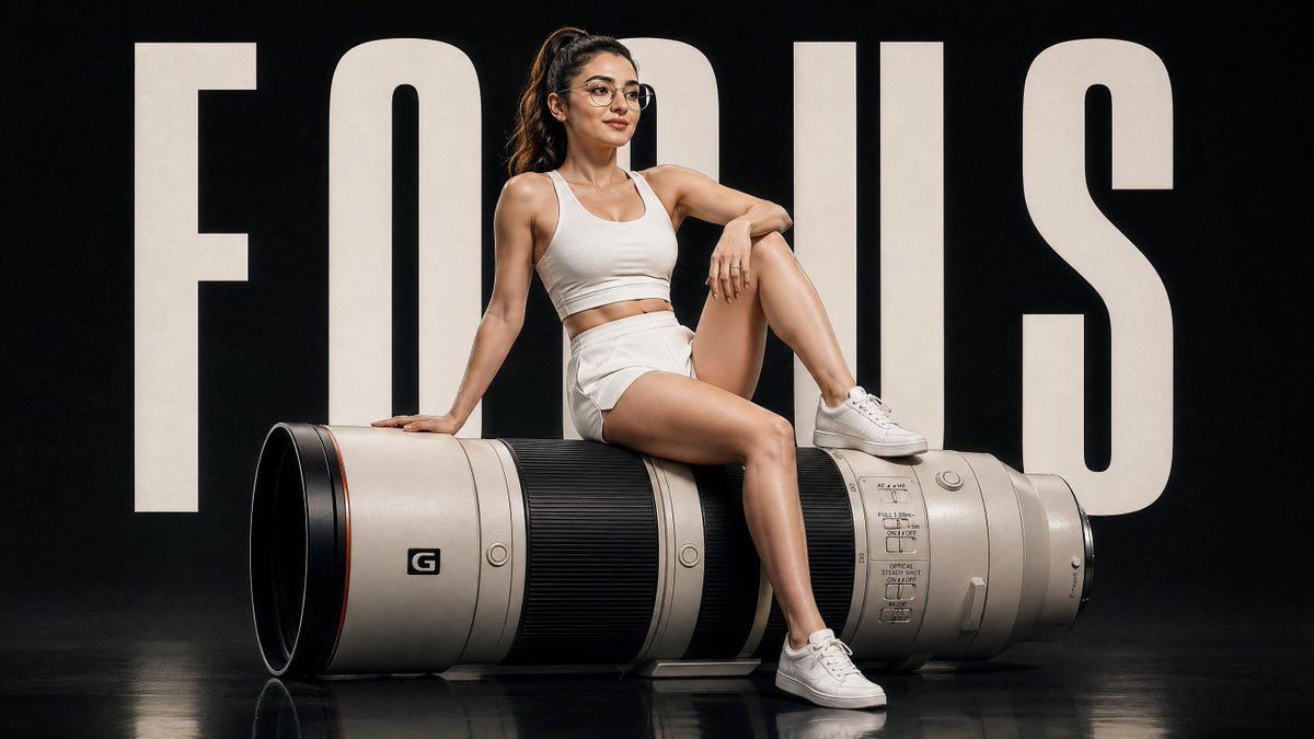 Mode-Editorial mit Objektiv