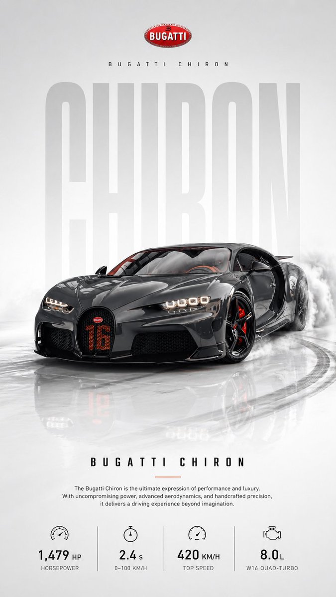 Automobil-Driftposter im Studiostil