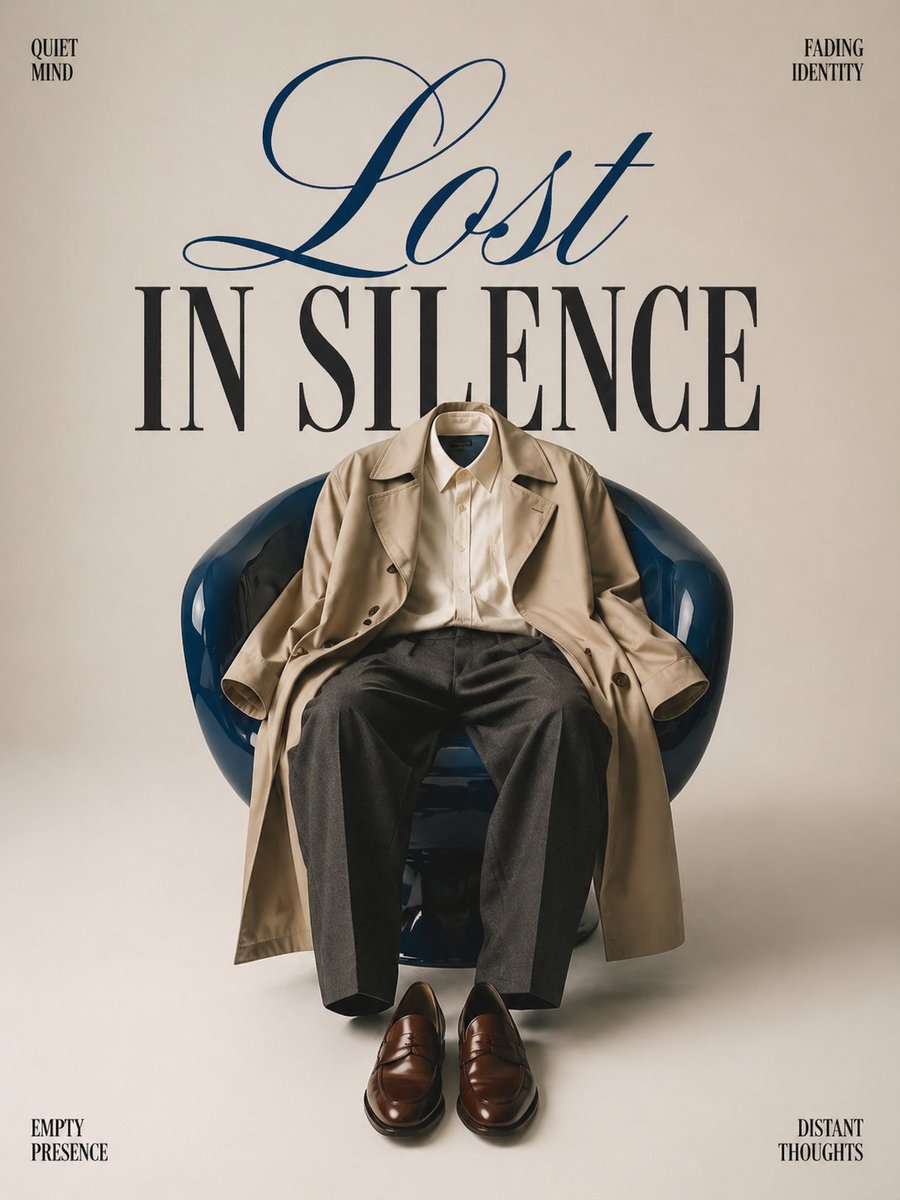 Mode-Editorial-Poster "Lost in Silence"