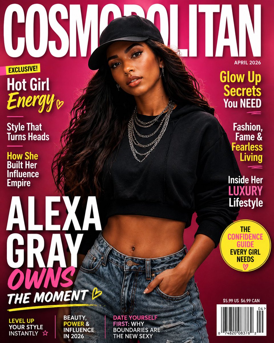 Обложка Cosmopolitan в стиле стрит