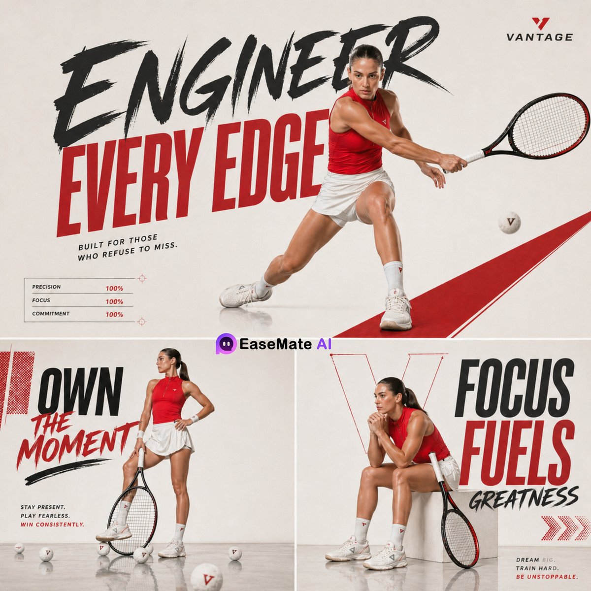Kinoreife Tennis-Kampagne