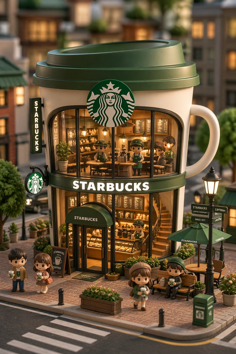 3D Chibi-Miniatur-Konzeptstore