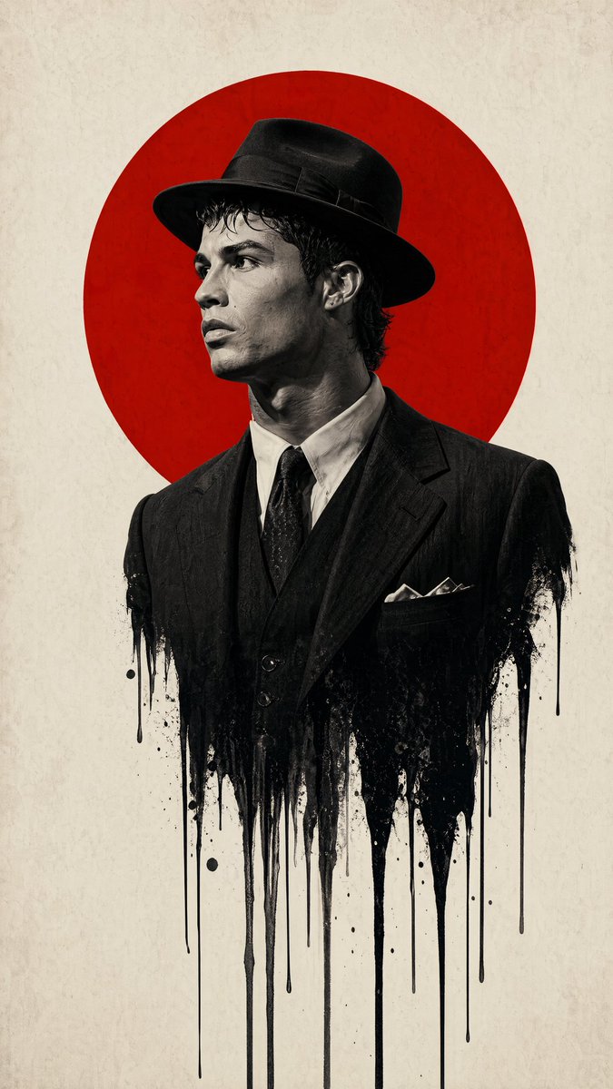 Cartaz Noir de Gotejamento