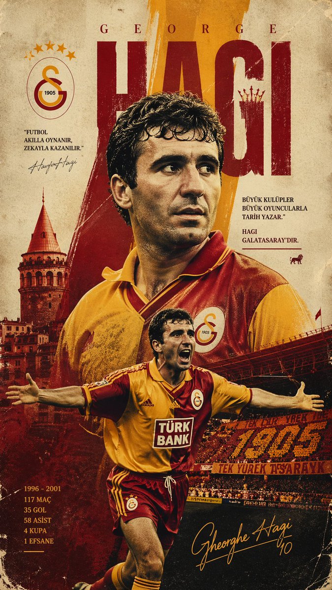 Póster Retro de Leyendas del Fútbol Turco