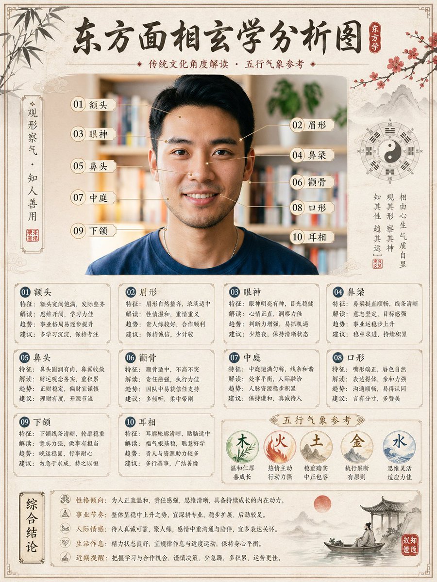 동양 점술 손금·관상 분석 리포트