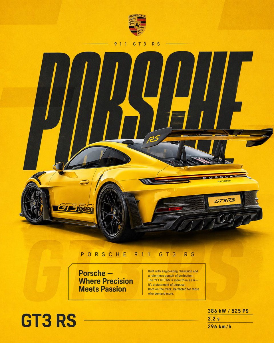 Hochformat-Poster für High-End-Autos
