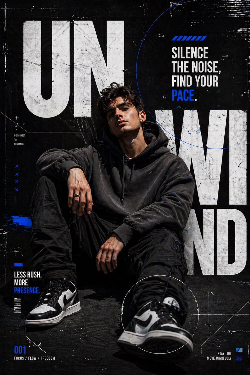 Cinematic Urban Streetwear Poster