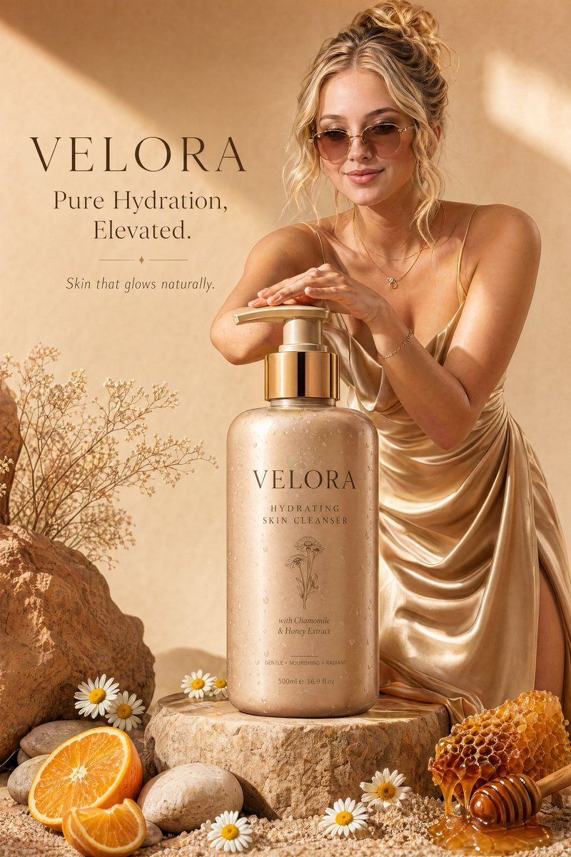 Anuncio de Skincare de Lujo VELORA