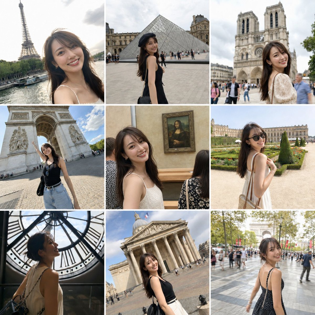 Paris-Reise-Vlog-Collage