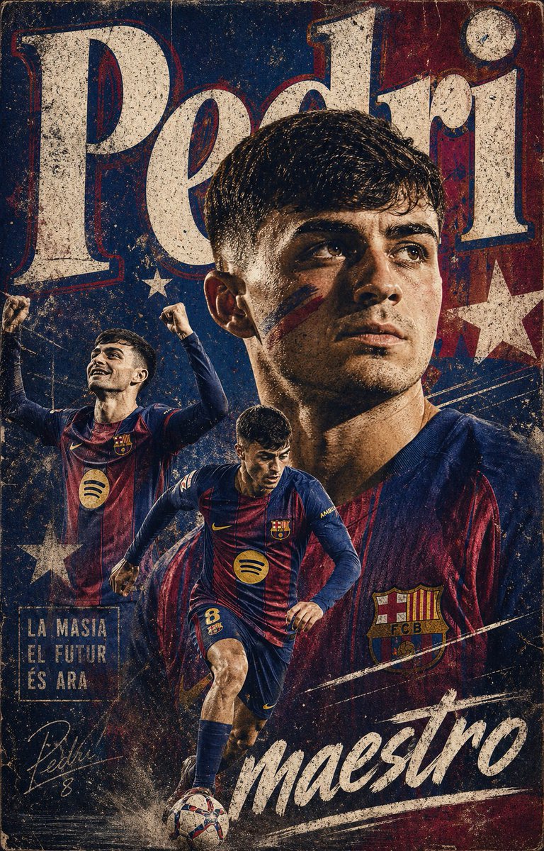 Vintage-Grunge-Fußballposter