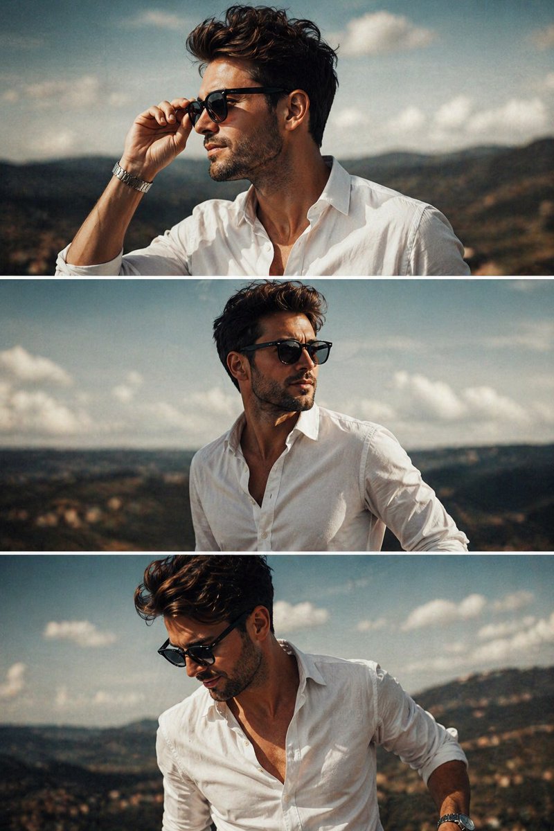 Tríptico Editorial Masculino