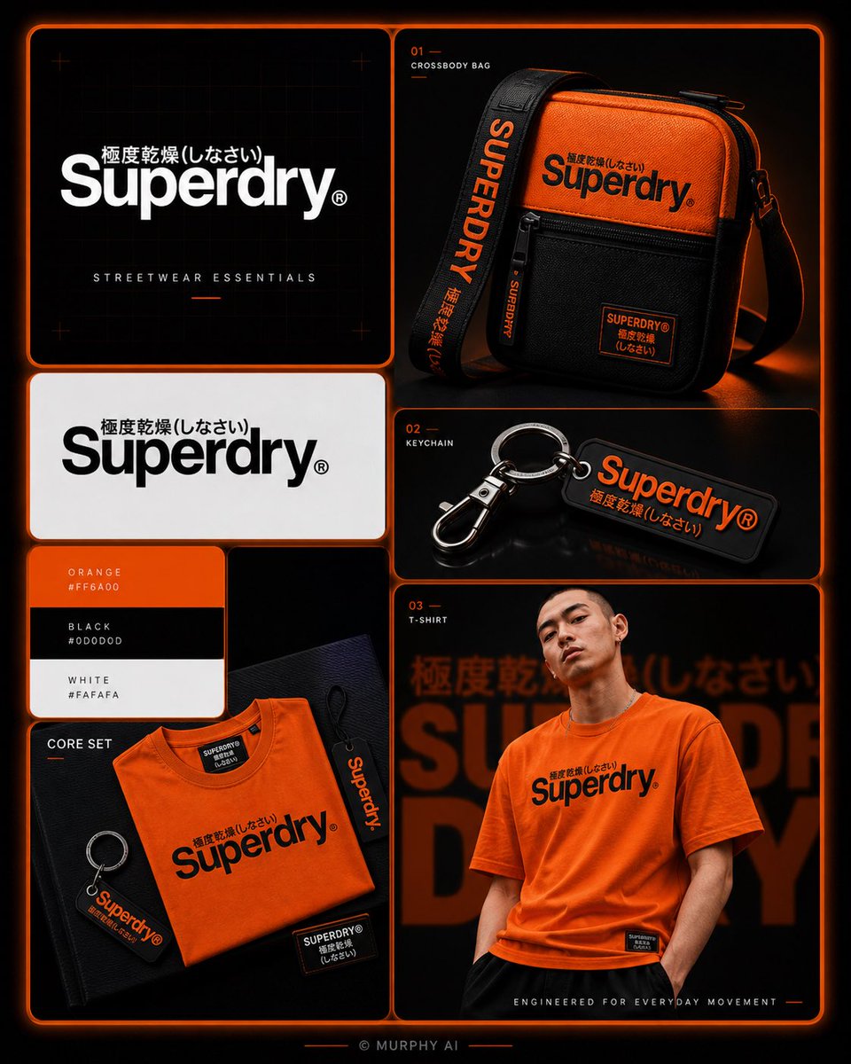Modulares Superdry Markenboard