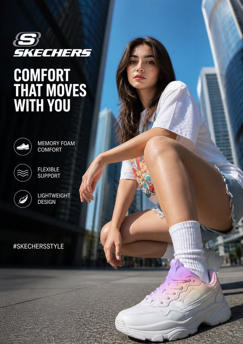 Publicité cinématographique de baskets Skechers