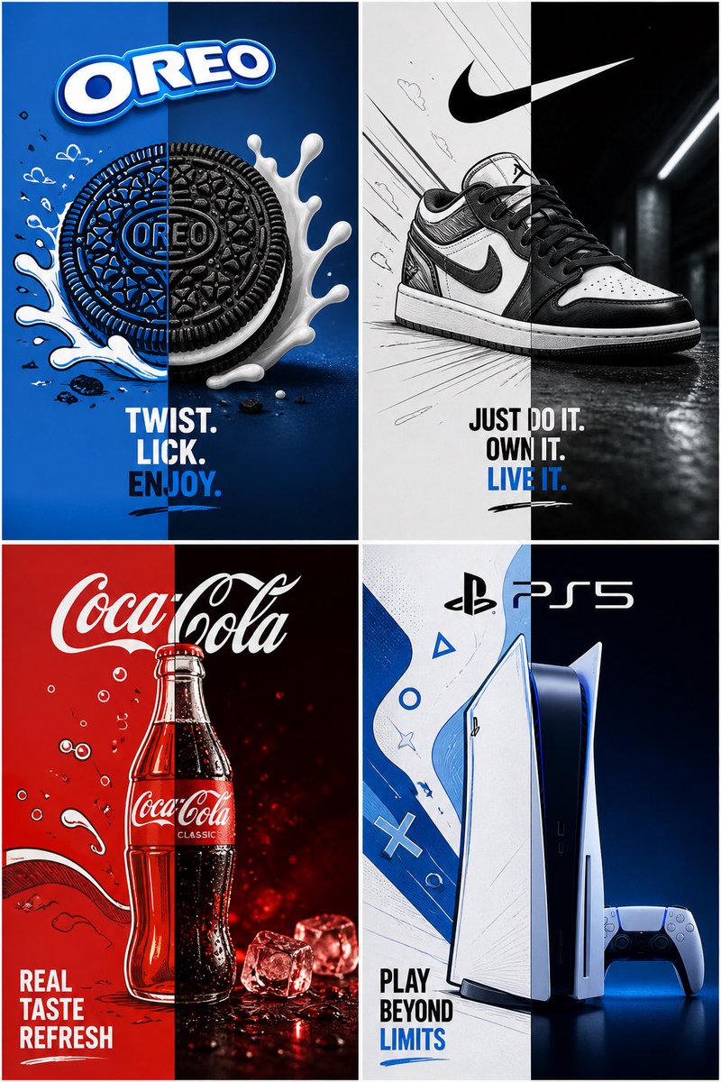 Affiche Produit Style Divisé