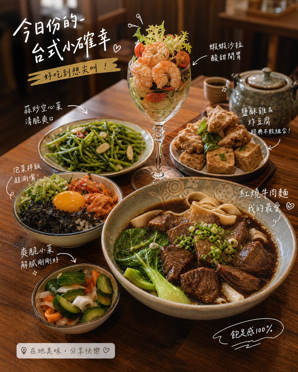 Gemütliche Asiatische Food-Posts