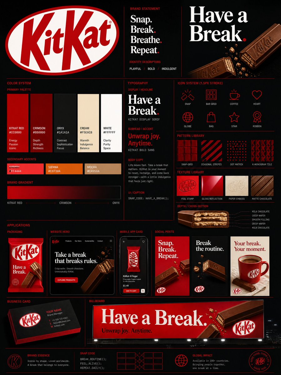 Premium-Markenidentitäts-Poster