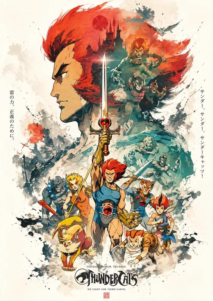 Blanka-Poster mit Doppelbelichtung