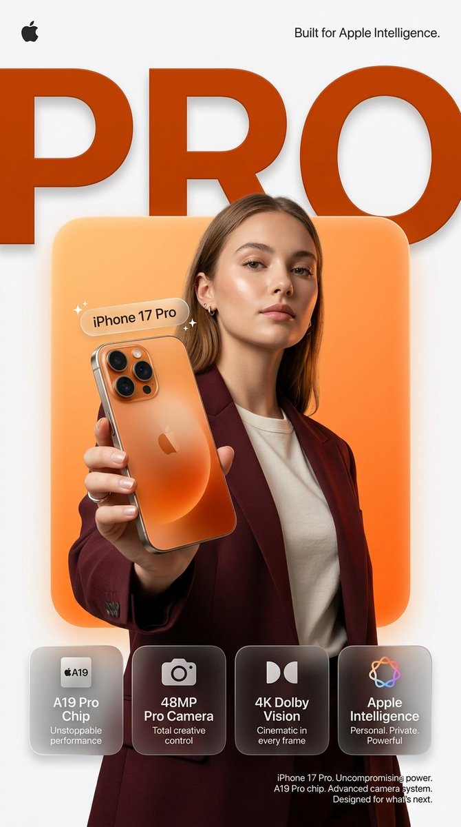 Affiche Premium iPhone 17 Pro
