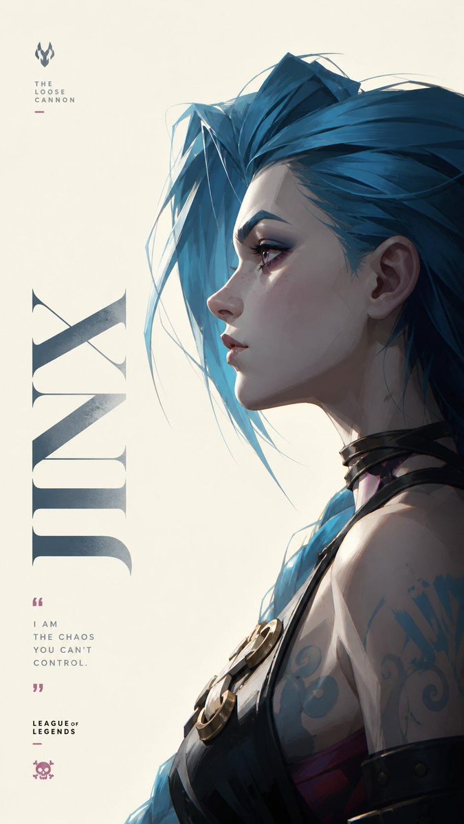 面構成ペイント風キャラクターポスター