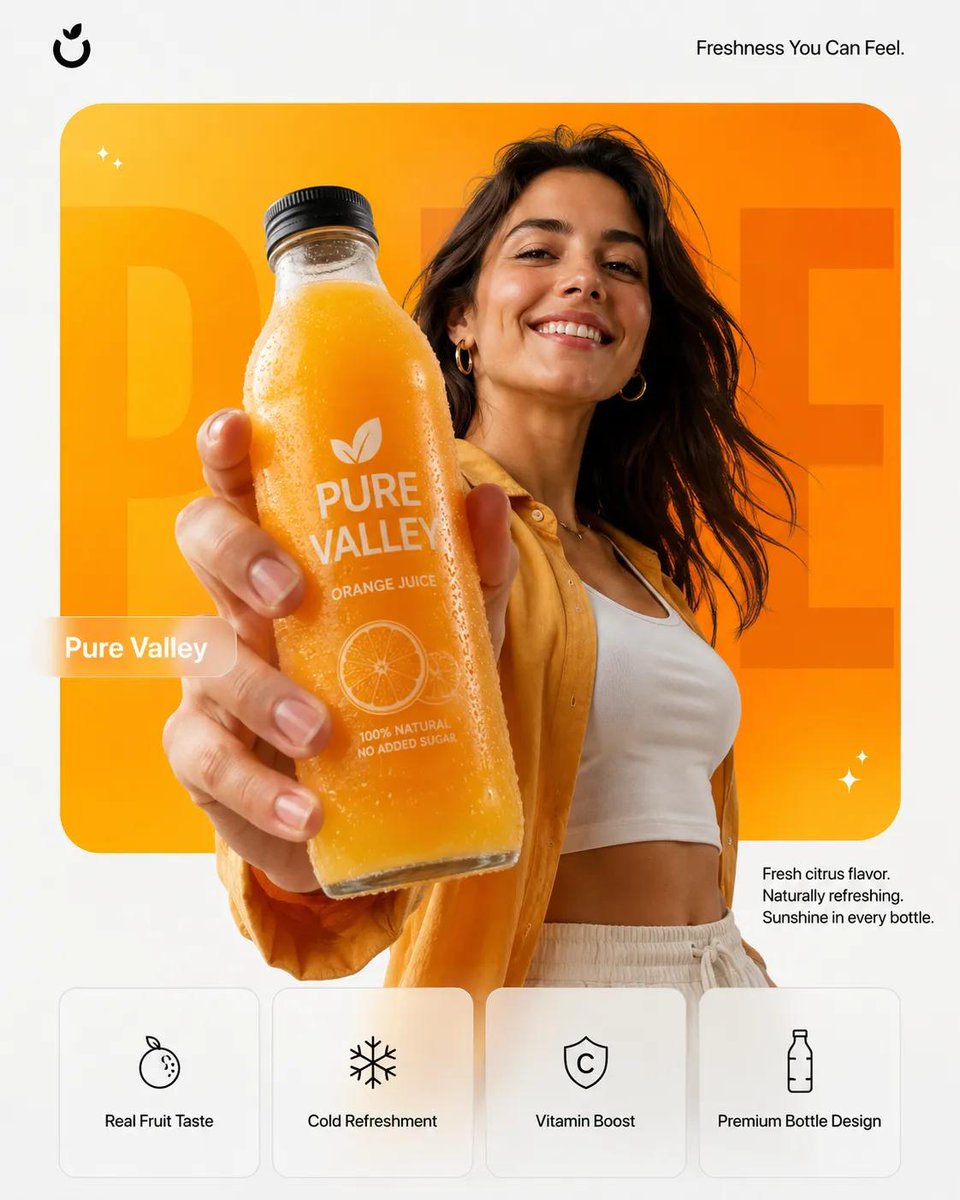 Premium-Produktkampagnen-Poster