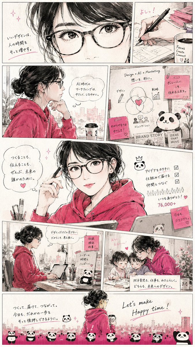 Manga de Profil Style Bande Dessinée
