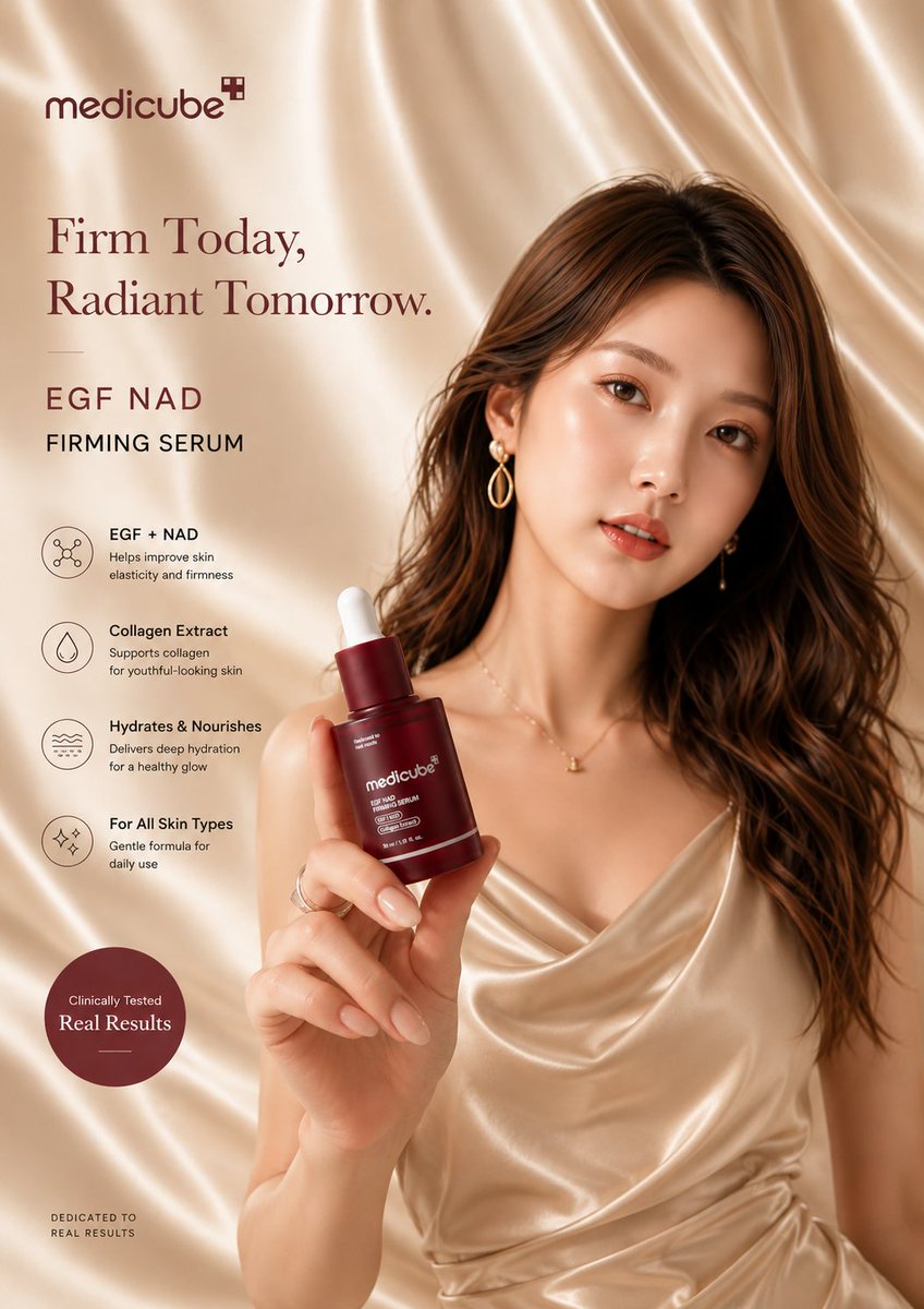 Pôster de Sérum de Luxo Coreano
