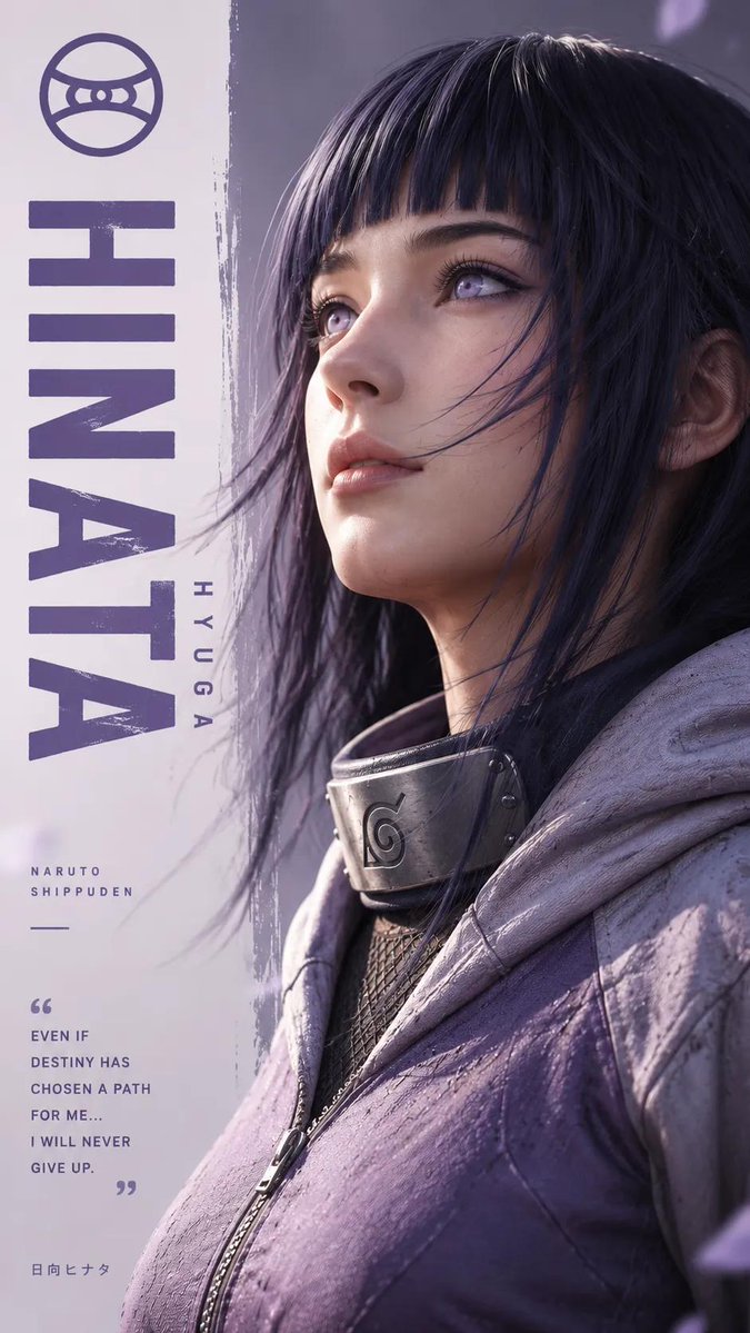 Cinematisches Anime-Kunoichi-Poster