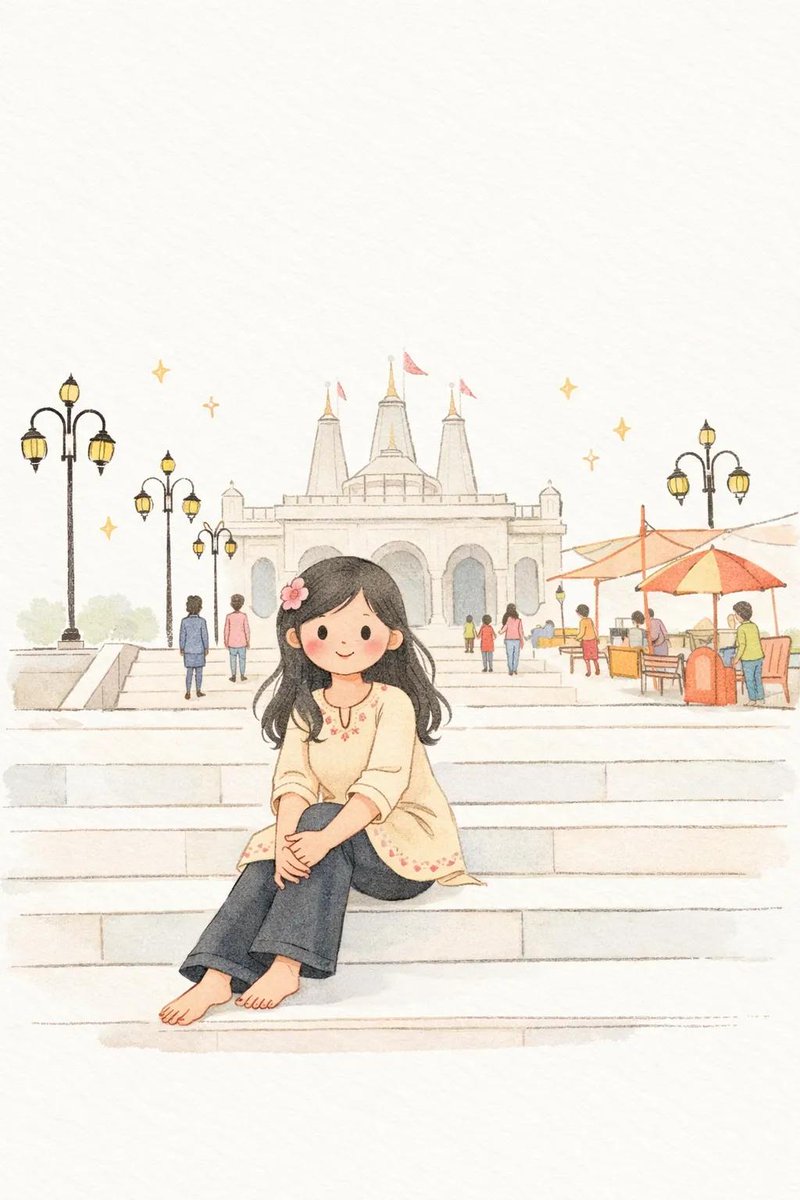 Minimalistische Kinderbuch-Illustration